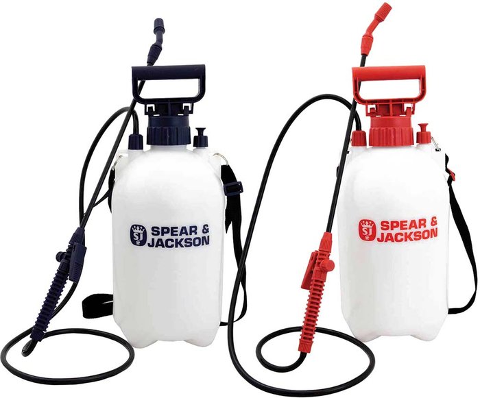 Tooled Up | Spear and Jackson Spear and Jackson 2 Piece Pressure Sprayer Twin Pack Set 5l Spear and Jackson Spear and Jackson 2 Piece Pressure Sprayer Twin Pack Set 5l