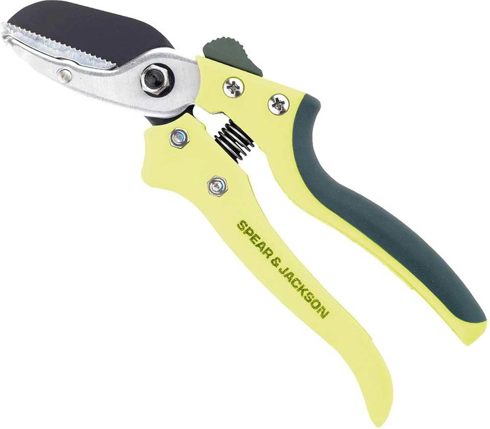 Tooled Up | Spear & Jackson Spear & Jackson Medium Anvil Secateurs with Ergonomic Grips - Kew Gardens Range Spear & Jackson Spear & Jackson Medium Anvil Secateurs with Ergonomic Grips - Kew Gardens Range