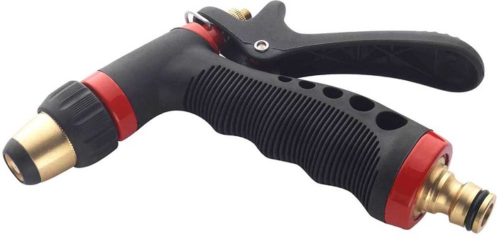 Tooled Up | Spear & Jackson Spear & Jackson Watering Spray Gun with Adjustable Flow - Brass Connector Spear & Jackson Spear & Jackson Watering Spray Gun with Adjustable Flow - Brass Connector