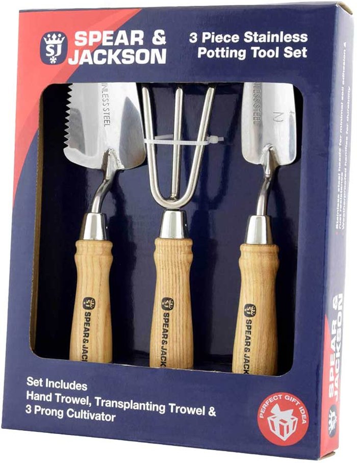 Tooled Up | Spear & Jackson Spear & Jackson 3 Piece Mini Potting Tools Set Spear & Jackson Spear & Jackson 3 Piece Mini Potting Tools Set