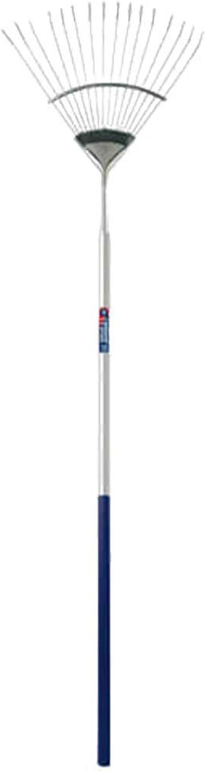 Tooled Up | Spear and Jackson Spear and Jackson Select Stainless Steel Flexo Lawn Rake 1.6m Spear and Jackson Spear and Jackson Select Stainless Steel Flexo Lawn Rake 1.6m