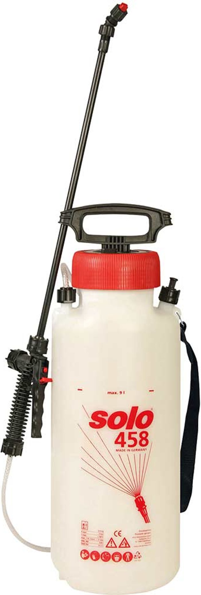 Tooled Up | Solo Solo 458 Chemical and Water Pressure Sprayer 9L 9l Solo Solo 458 Chemical and Water Pressure Sprayer 9L 9l