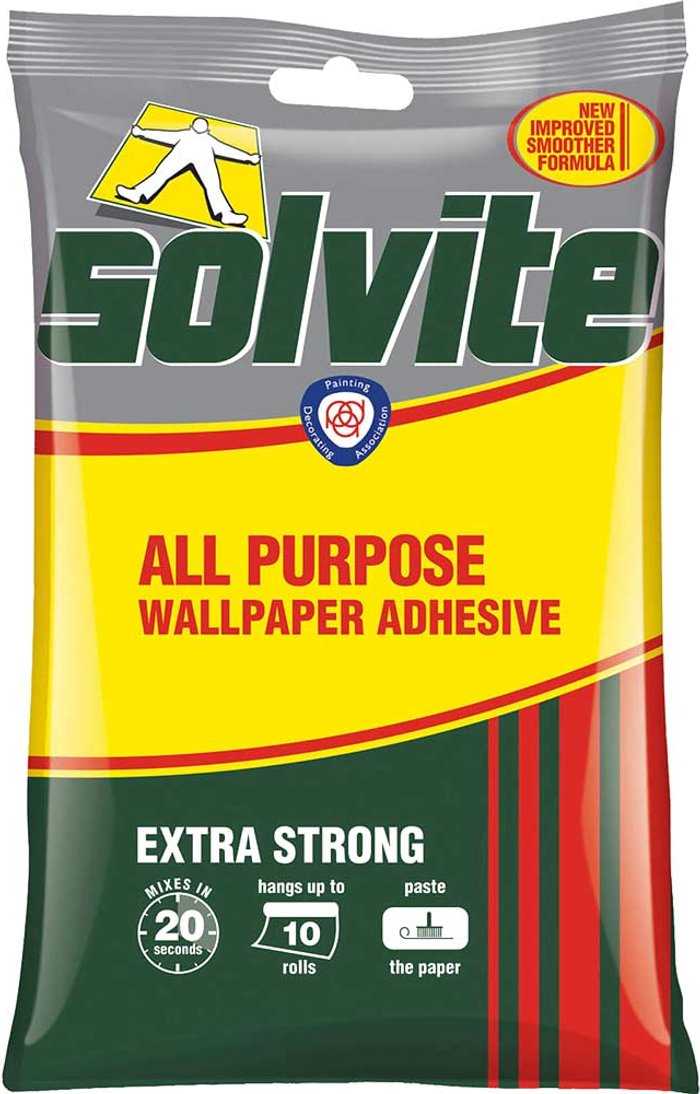Tooled Up | Solvite Pack Of 5 Solvite All Purpose Wallpaper Adhesive Rolls Solvite Pack Of 5 Solvite All Purpose Wallpaper Adhesive Rolls