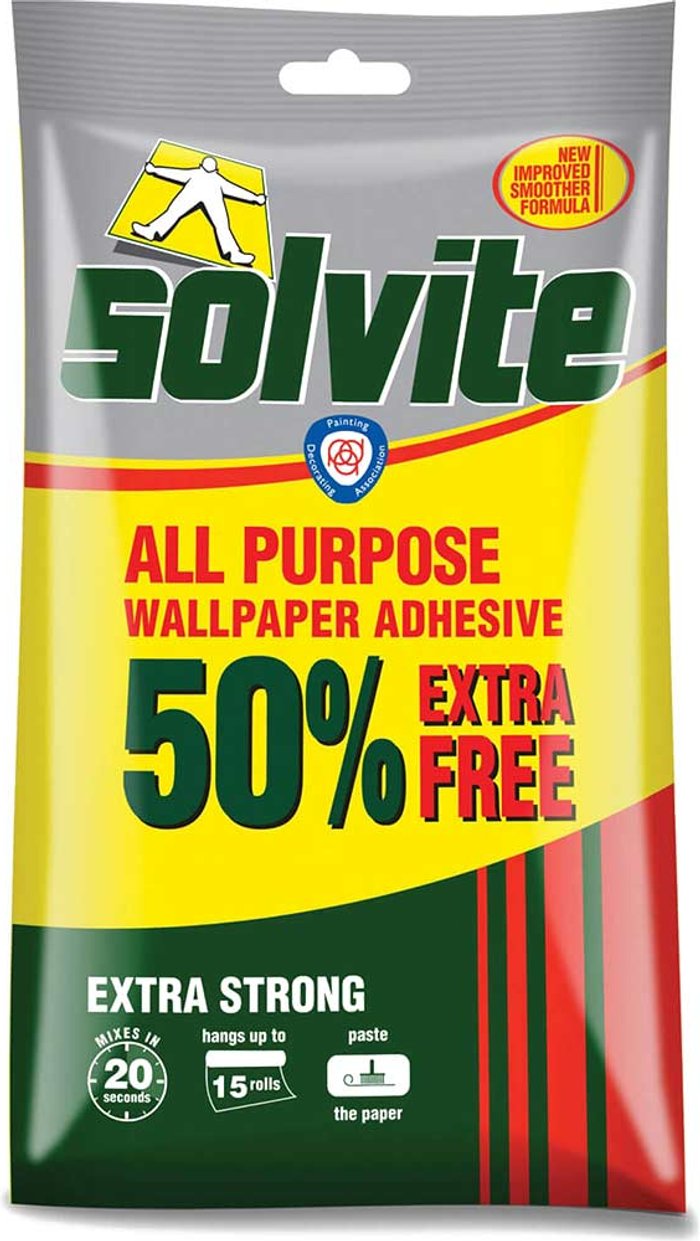 Tooled Up | Solvite Solvite All Purpose Wallpaper Adhesive Paste 200g Solvite Solvite All Purpose Wallpaper Adhesive Paste 200g