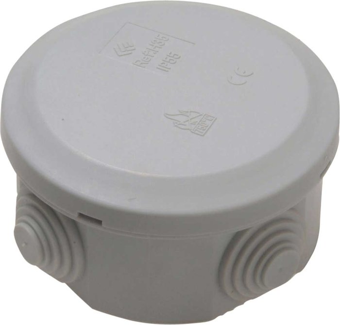 Tooled Up | SMJ SMJ IP44 5 Terminal Round Junction Box SMJ SMJ IP44 5 Terminal Round Junction Box