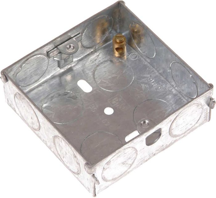 Tooled Up | SMJ SMJ 1 Gang Metal Socket BackBox 25mm SMJ SMJ 1 Gang Metal Socket BackBox 25mm