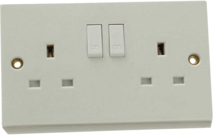 Tooled Up | SMJ SMJ Double Switched Socket Pack of 1 SMJ SMJ Double Switched Socket Pack of 1