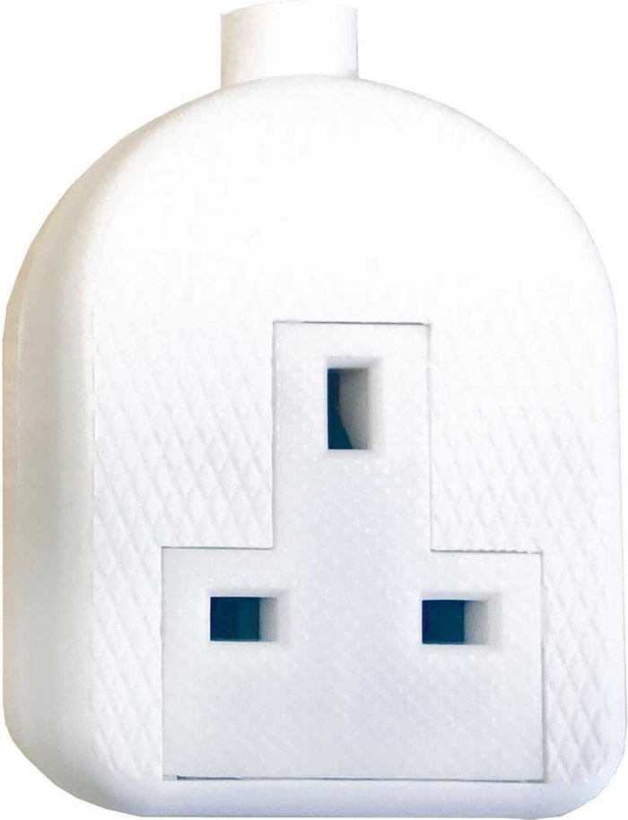 Tooled Up | SMJ SMJ White Rubber Trailing Socket 1 Gang SMJ SMJ White Rubber Trailing Socket 1 Gang