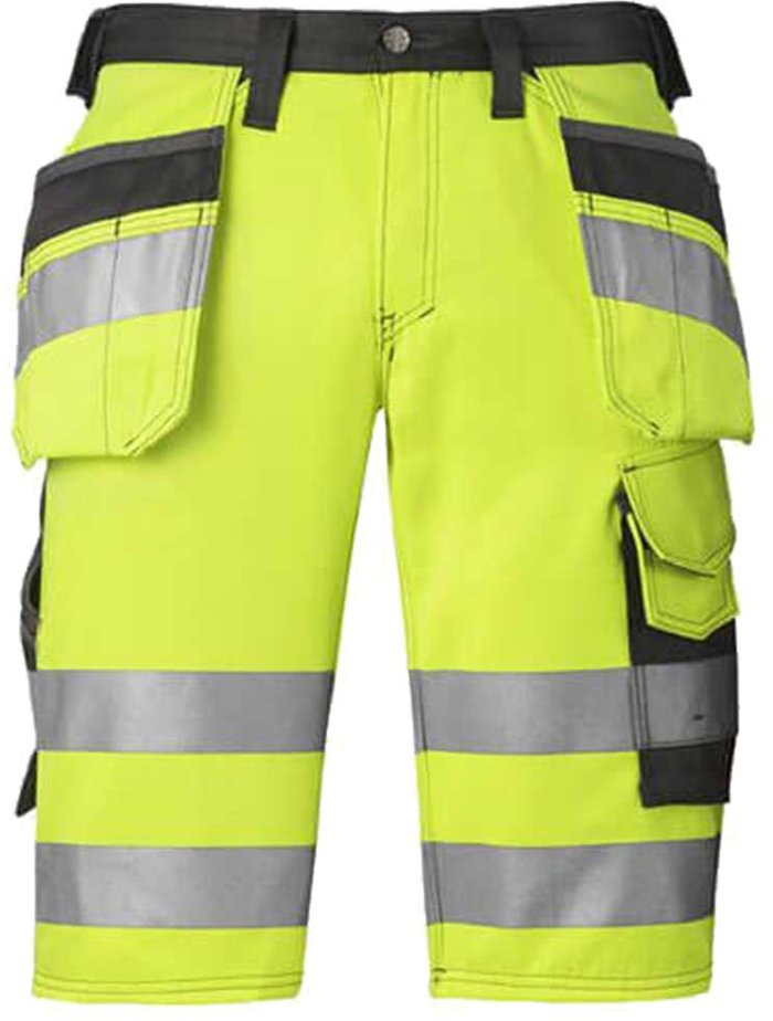 Tooled Up | Snickers Snickers 3033 Hi Vis Shorts Yellow 31 Snickers Snickers 3033 Hi Vis Shorts Yellow 31
