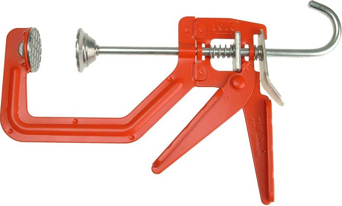 Tooled Up | Cox Cox Solo One Handed G Clamp Metal feet 100mm Cox Cox Solo One Handed G Clamp Metal feet 100mm