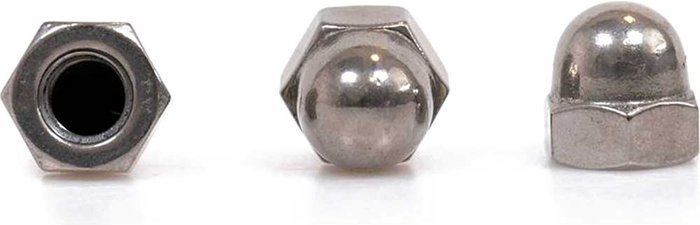 Tooled Up | Sirius Sirius A2 304 Stainless Steel Hexagon Dome Nuts M5 Sirius Sirius A2 304 Stainless Steel Hexagon Dome Nuts M5