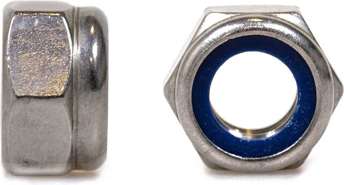 Tooled Up | Sirius Sirius A2 304 Stainless Steel Hexagon Lock Nuts M12 Sirius Sirius A2 304 Stainless Steel Hexagon Lock Nuts M12