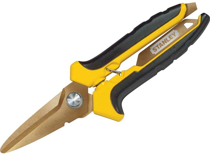 Tooled Up | Stanley Stanley Titanium Coated Metal Shears 200mm Stanley Stanley Titanium Coated Metal Shears 200mm