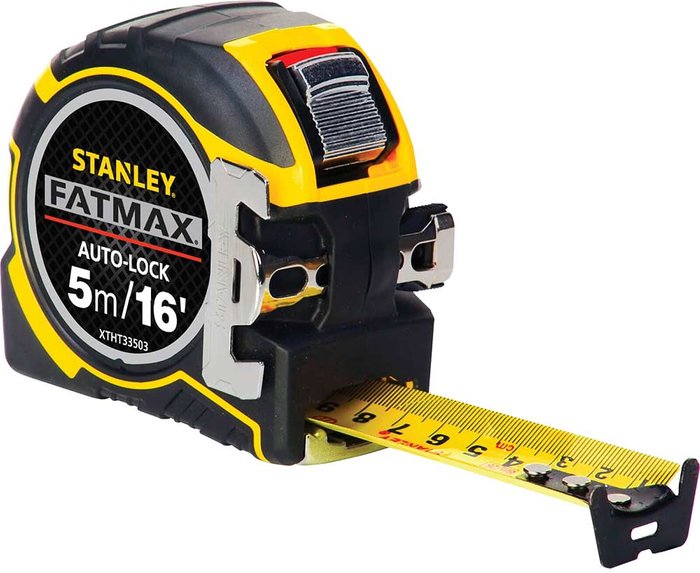 Tooled Up | Stanley Stanley FatMax Pro Autolock Tape Measure Imperial & Metric 16ft / 5m 32mm Stanley Stanley FatMax Pro Autolock Tape Measure Imperial & Metric 16ft / 5m 32mm