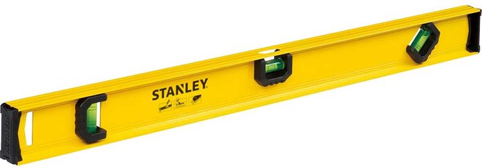 Tooled Up | Stanley Stanley 600mm Rugged I-Beam Top Reader Spirit Level - Yellow Stanley Stanley 600mm Rugged I-Beam Top Reader Spirit Level - Yellow