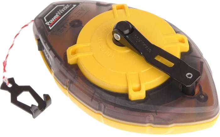 Tooled Up | Stanley Stanley Power Winder Chalk Line Reel 30m Stanley Stanley Power Winder Chalk Line Reel 30m