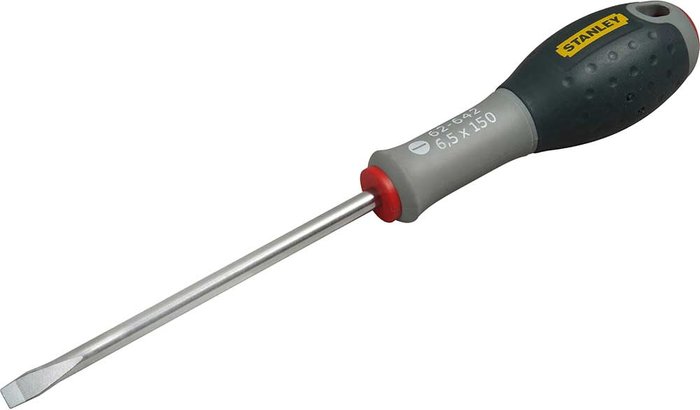 Tooled Up | Stanley Stanley FatMax Stainless Steel Flared Slotted Screwdriver 6.5mm 150mm Stanley Stanley FatMax Stainless Steel Flared Slotted Screwdriver 6.5mm 150mm