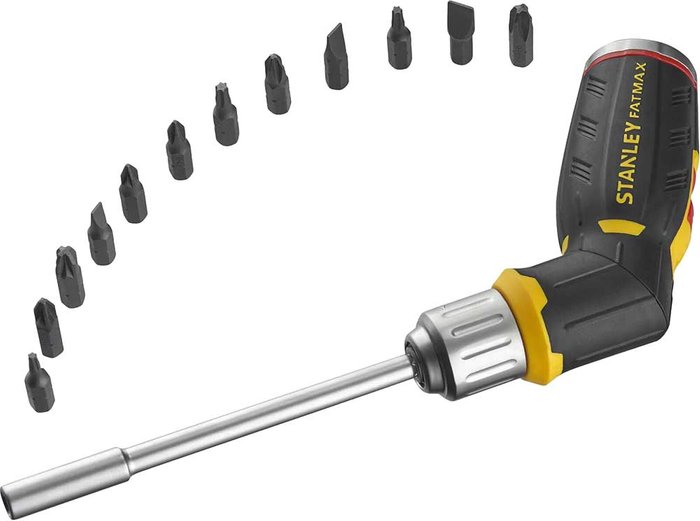 Tooled Up | Stanley Stanley Fatmax Ratchet Pistol Grip Bit Screwdriver Stanley Stanley Fatmax Ratchet Pistol Grip Bit Screwdriver