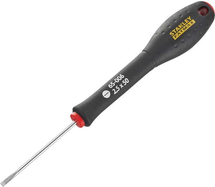 Tooled Up | Stanley Stanley FatMax Parallel Slotted Screwdriver 2.5mm 50mm Stanley Stanley FatMax Parallel Slotted Screwdriver 2.5mm 50mm