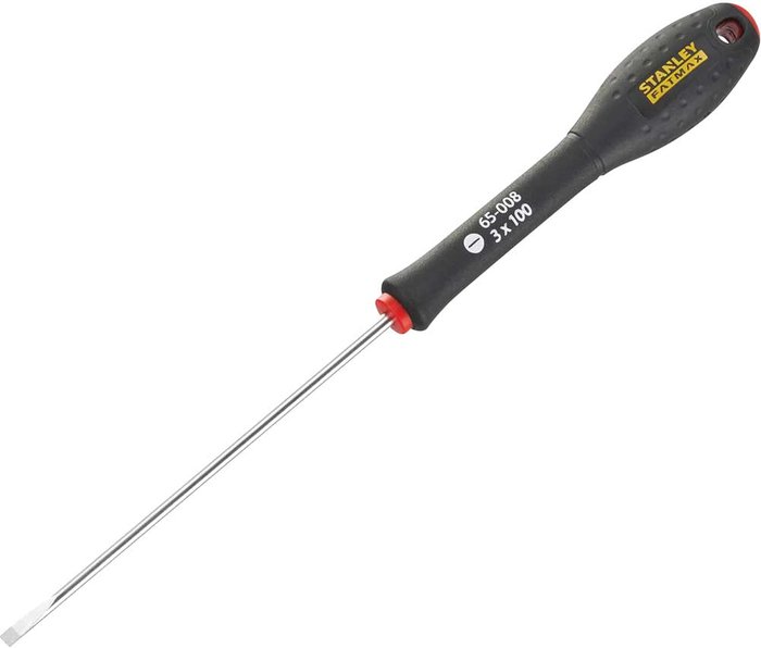 Tooled Up | Stanley Stanley FatMax Parallel Slotted Screwdriver 3mm 100mm Stanley Stanley FatMax Parallel Slotted Screwdriver 3mm 100mm
