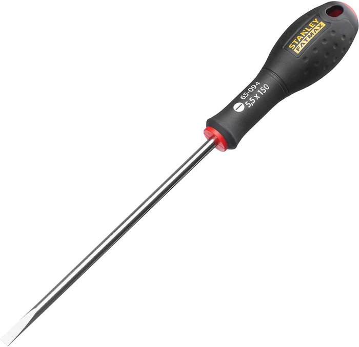 Tooled Up | Stanley Stanley FatMax Parallel Slotted Screwdriver 5.5mm 150mm Stanley Stanley FatMax Parallel Slotted Screwdriver 5.5mm 150mm