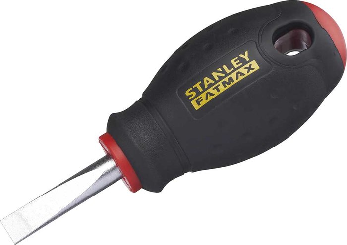 Tooled Up | Stanley Stanley FatMax Parallel Slotted Screwdriver 6.5mm 30mm Stanley Stanley FatMax Parallel Slotted Screwdriver 6.5mm 30mm