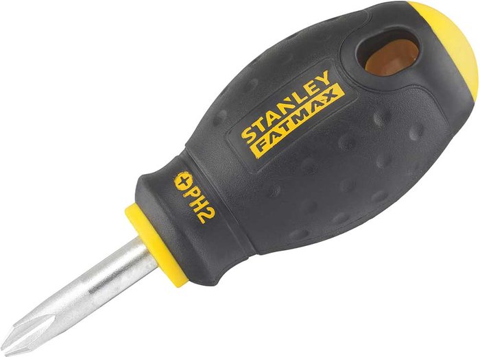 Tooled Up | Stanley Stanley FatMax Stubby Phillips Screwdriver PH2 30mm Stanley Stanley FatMax Stubby Phillips Screwdriver PH2 30mm