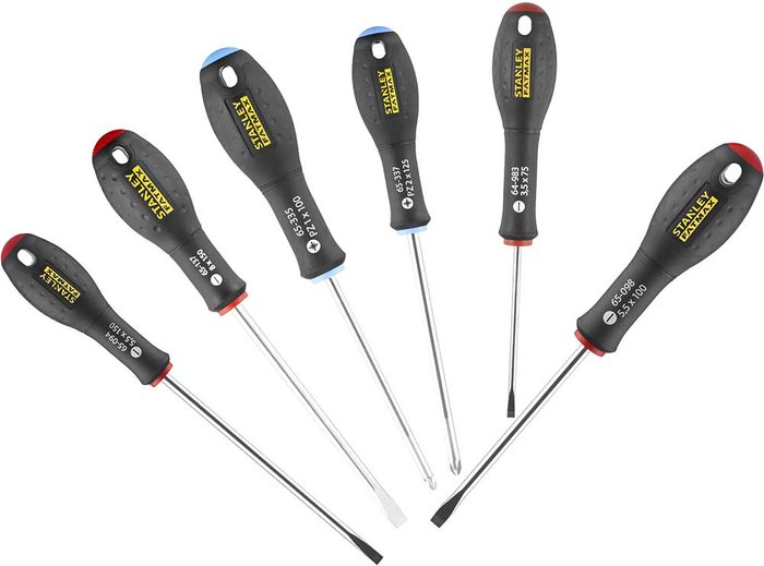 Tooled Up | Stanley Stanley FatMax 6 Piece Screwdriver Set Stanley Stanley FatMax 6 Piece Screwdriver Set