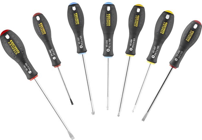 Tooled Up | Stanley Stanley Fatmax 7 Piece Screwdriver Set Stanley Stanley Fatmax 7 Piece Screwdriver Set