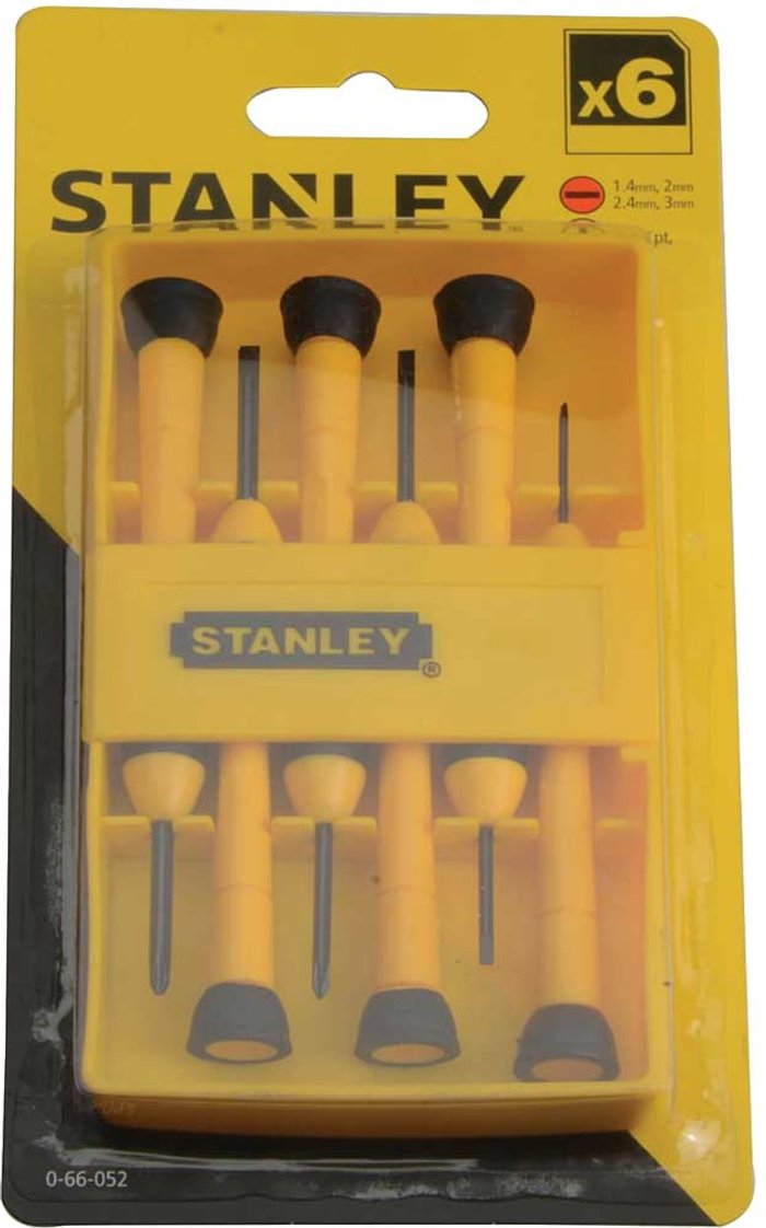 Tooled Up | Stanley Stanley 6 Piece Instrument Screwdriver Set Stanley Stanley 6 Piece Instrument Screwdriver Set