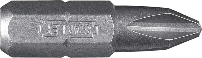 Tooled Up | Stanley Stanley Phillips Screwdriver Bit PH2 25mm Pack of 3 Stanley Stanley Phillips Screwdriver Bit PH2 25mm Pack of 3
