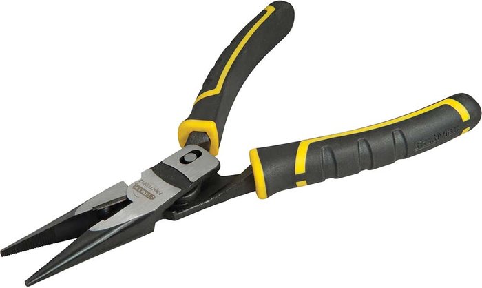 Tooled Up | Stanley Stanley FatMax Compound Action Long Nose Pliers 205mm Stanley Stanley FatMax Compound Action Long Nose Pliers 205mm