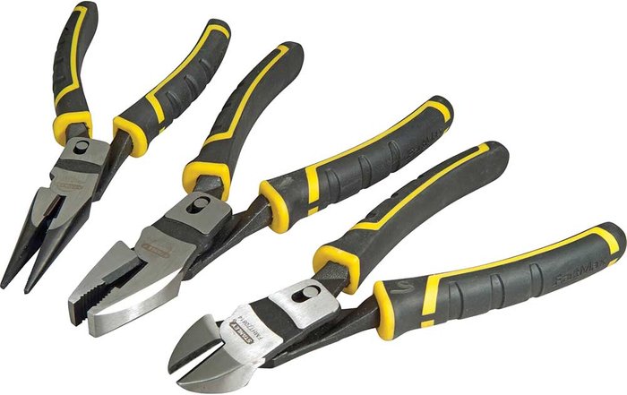 Tooled Up | Stanley Stanley FatMax 3 Piece Compound Action Plier Set Stanley Stanley FatMax 3 Piece Compound Action Plier Set
