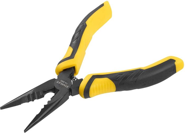 Tooled Up | Stanley Tools STHT0-74363 ControlGrip Long Nose Cutting Pliers 150mm - Stanley Stanley Tools STHT0-74363 ControlGrip Long Nose Cutting Pliers 150mm - Stanley