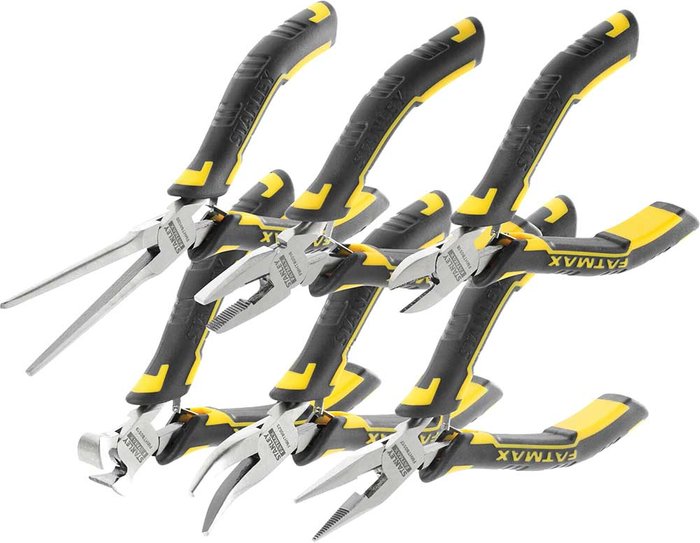 Tooled Up | Stanley Stanley 6 Piece Fatmax Mini Plier Set Stanley Stanley 6 Piece Fatmax Mini Plier Set