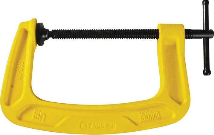 Tooled Up | Stanley Stanley Max Steel G Clamp 150mm Stanley Stanley Max Steel G Clamp 150mm