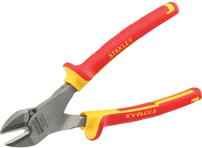 Tooled Up | Stanley Stanley Heavy Duty Insulated Side Cutters 180mm Stanley Stanley Heavy Duty Insulated Side Cutters 180mm