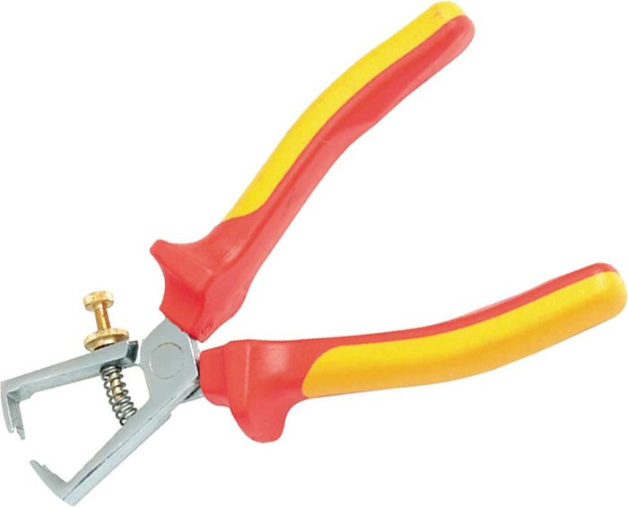 Tooled Up | Stanley Stanley Insulated Wire Stripping Pliers 170mm Stanley Stanley Insulated Wire Stripping Pliers 170mm
