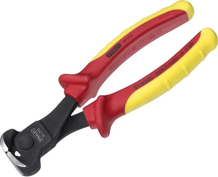 Tooled Up | Stanley Stanley Insulated End Cutting Pliers 160mm Stanley Stanley Insulated End Cutting Pliers 160mm