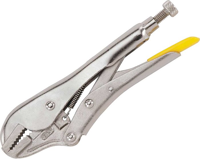 Tooled Up | Stanley Stanley Straight Jaw Locking Pliers 220mm Stanley Stanley Straight Jaw Locking Pliers 220mm