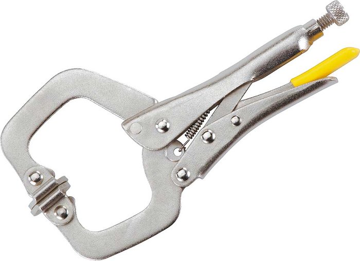 Tooled Up | Stanley Stanley Locking C Clamp Pliers 137mm Stanley Stanley Locking C Clamp Pliers 137mm