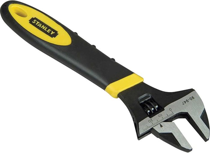 Tooled Up | Stanley Stanley Tools MaxSteel Adjustable Wrench 150mm (6in) Stanley Stanley Tools MaxSteel Adjustable Wrench 150mm (6in)