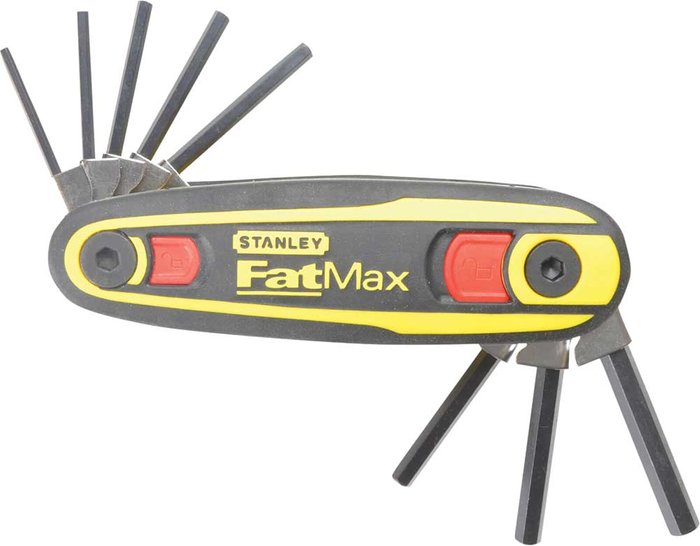 Tooled Up | Stanley Stanley FatMax Locking Hex Keys Pack 9 Stanley Stanley FatMax Locking Hex Keys Pack 9