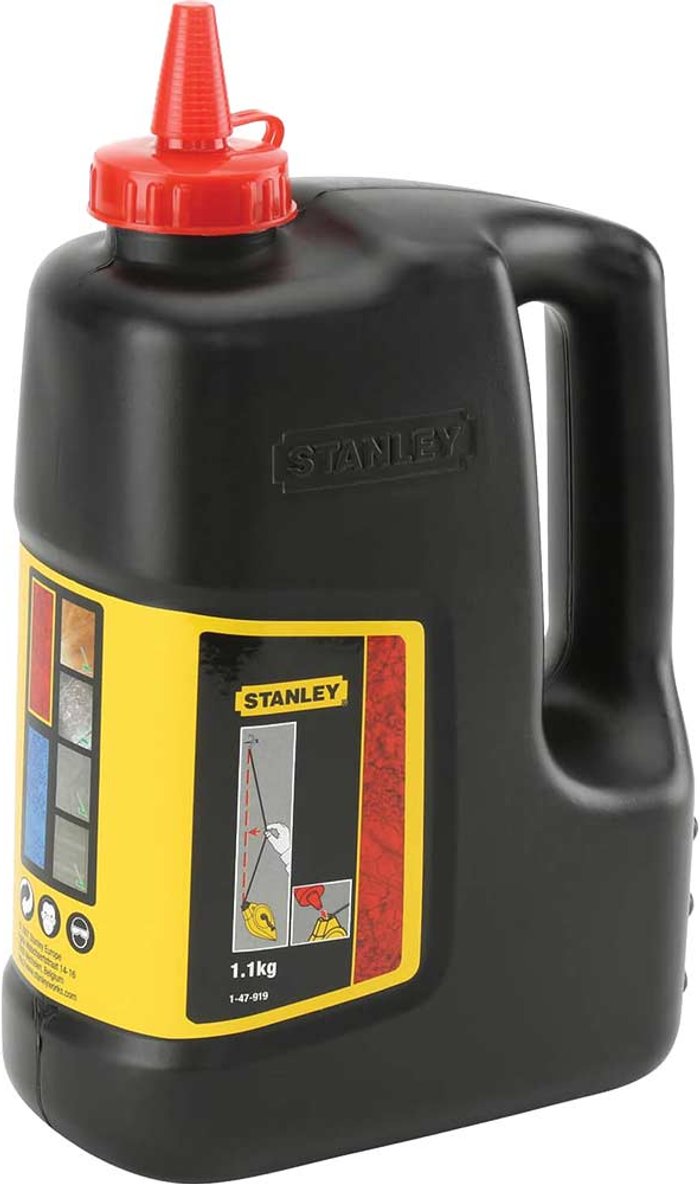 Tooled Up | Stanley Stanley Trade Size Chalk Line Refill Red Stanley Stanley Trade Size Chalk Line Refill Red