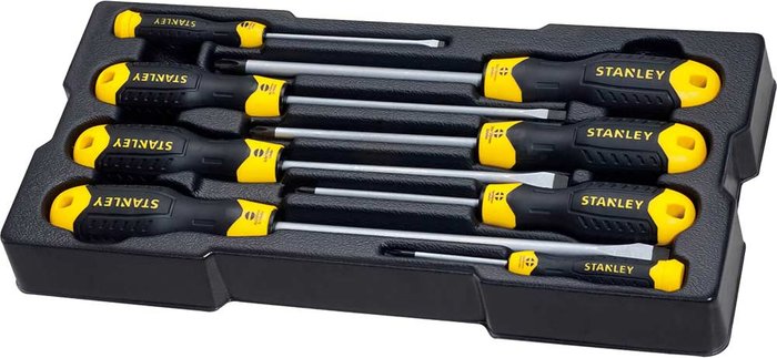 Tooled Up | Stanley Stanley 8 Piece Mixed Screwdriver Module Set Stanley Stanley 8 Piece Mixed Screwdriver Module Set