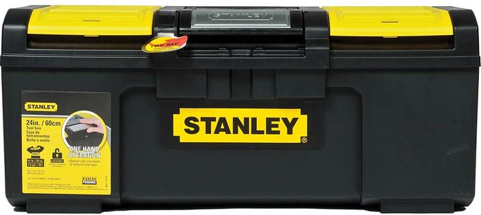 Tooled Up | Stanley Stanley One Touch Toolbox 60cm (24 in) Stanley Stanley One Touch Toolbox 60cm (24 in)