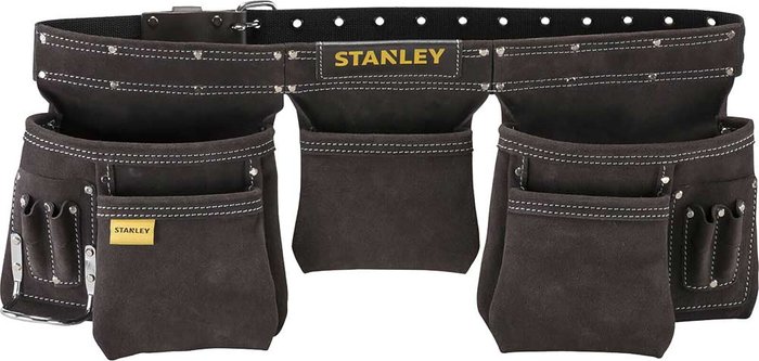 Tooled Up | Stanley Stanley Tools Leather Tool Apron Stanley Stanley Tools Leather Tool Apron