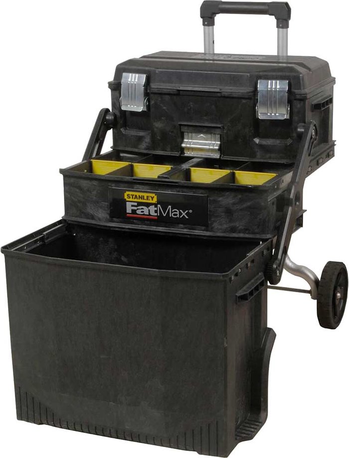 Tooled Up | STANLEY® Stanley ® - Stanley Fatmax Canitilever Rolling Workshop Toolbox STA194210 1-94-210 STANLEY® Stanley ® - Stanley Fatmax Canitilever Rolling Workshop Toolbox STA194210 1-94-210