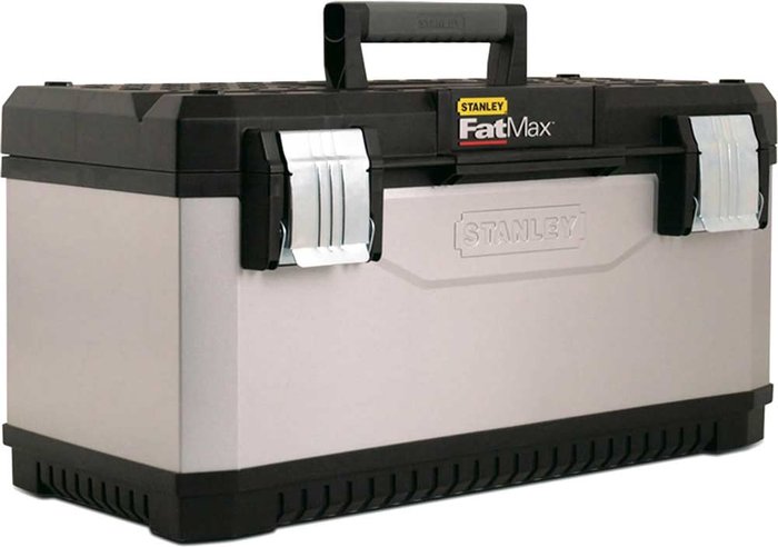 Tooled Up | Stanley Stanley Metal Plastic Toolbox 51cm (20 in) Stanley Stanley Metal Plastic Toolbox 51cm (20 in)