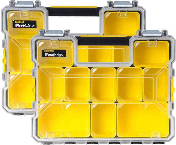 Tooled Up | Stanley Stanley FatMax Deep Professional Organiser Twin Pack Stanley Stanley FatMax Deep Professional Organiser Twin Pack